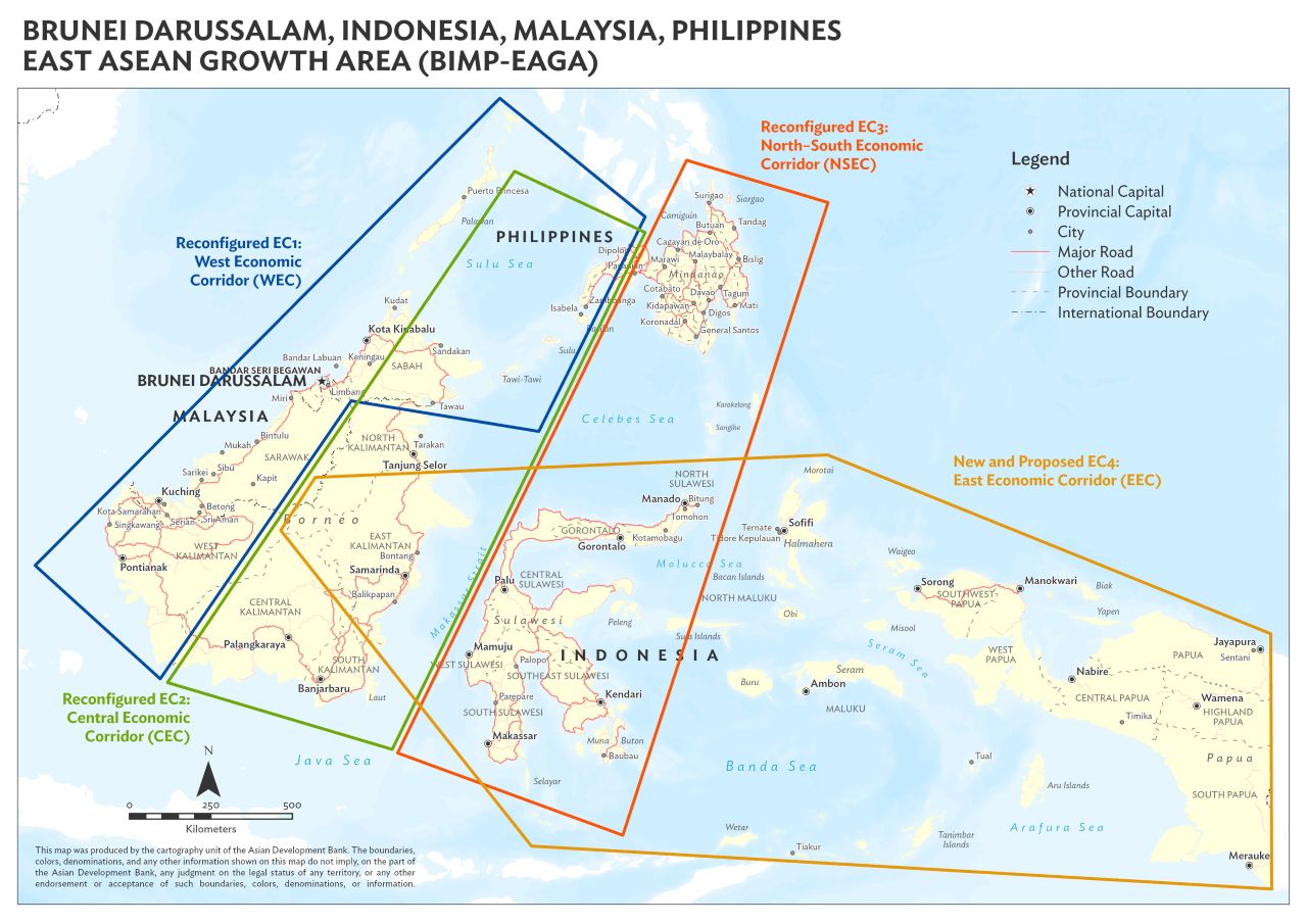 BIMP-EAGA Economic Corridors
